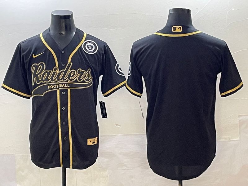 Men 2025 Oakland Raiders Blank Black Joint Name Nike Limited NFL Jersey style 3->oakland raiders->NFL Jersey